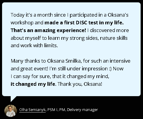 Client feedback